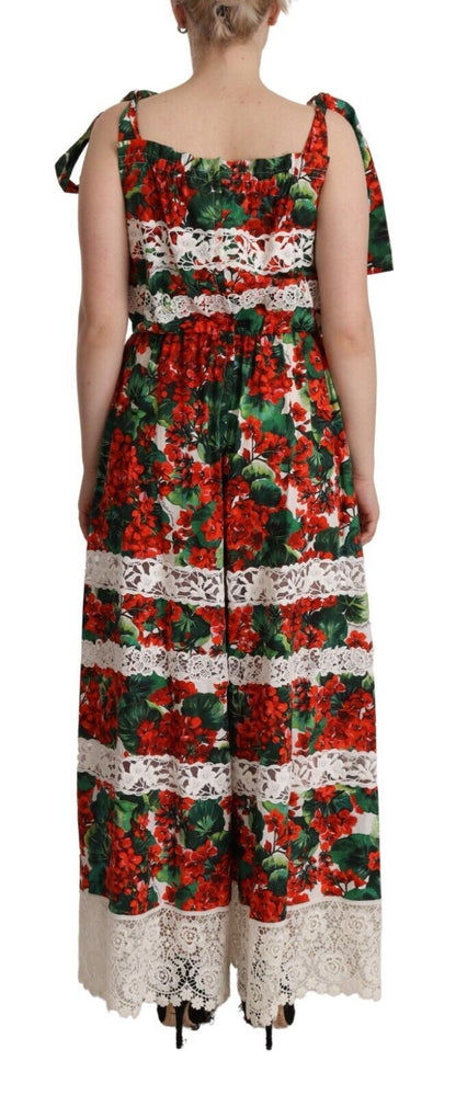 Dolce & Gabbana Multicolor Floral Maxi Dress