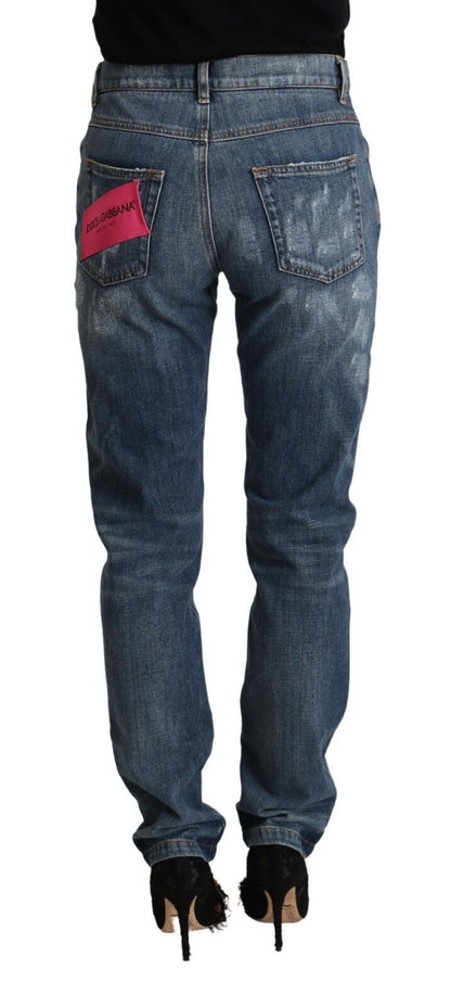 Dolce & Gabbana Elegant Skinny Denim Jeans for the Modern Woman