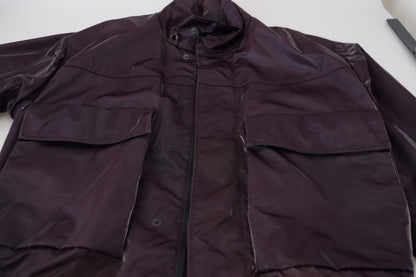 Dolce & Gabbana Elegant Purple Biker Jacket