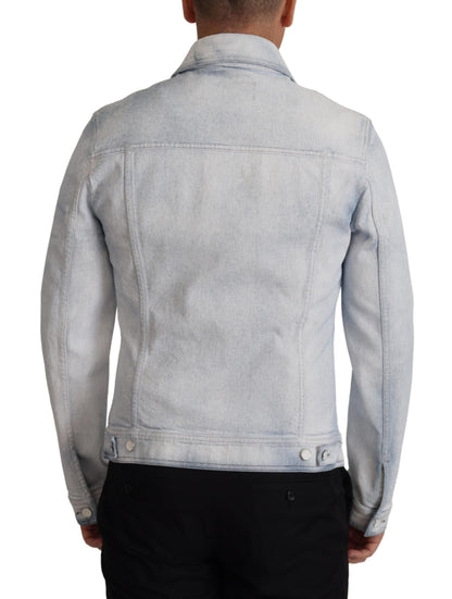 Dolce & Gabbana Elegant Light Blue Denim Jacket