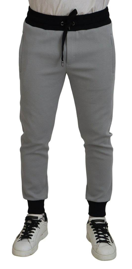 Dolce & Gabbana Elegant Grey Jogger Pants