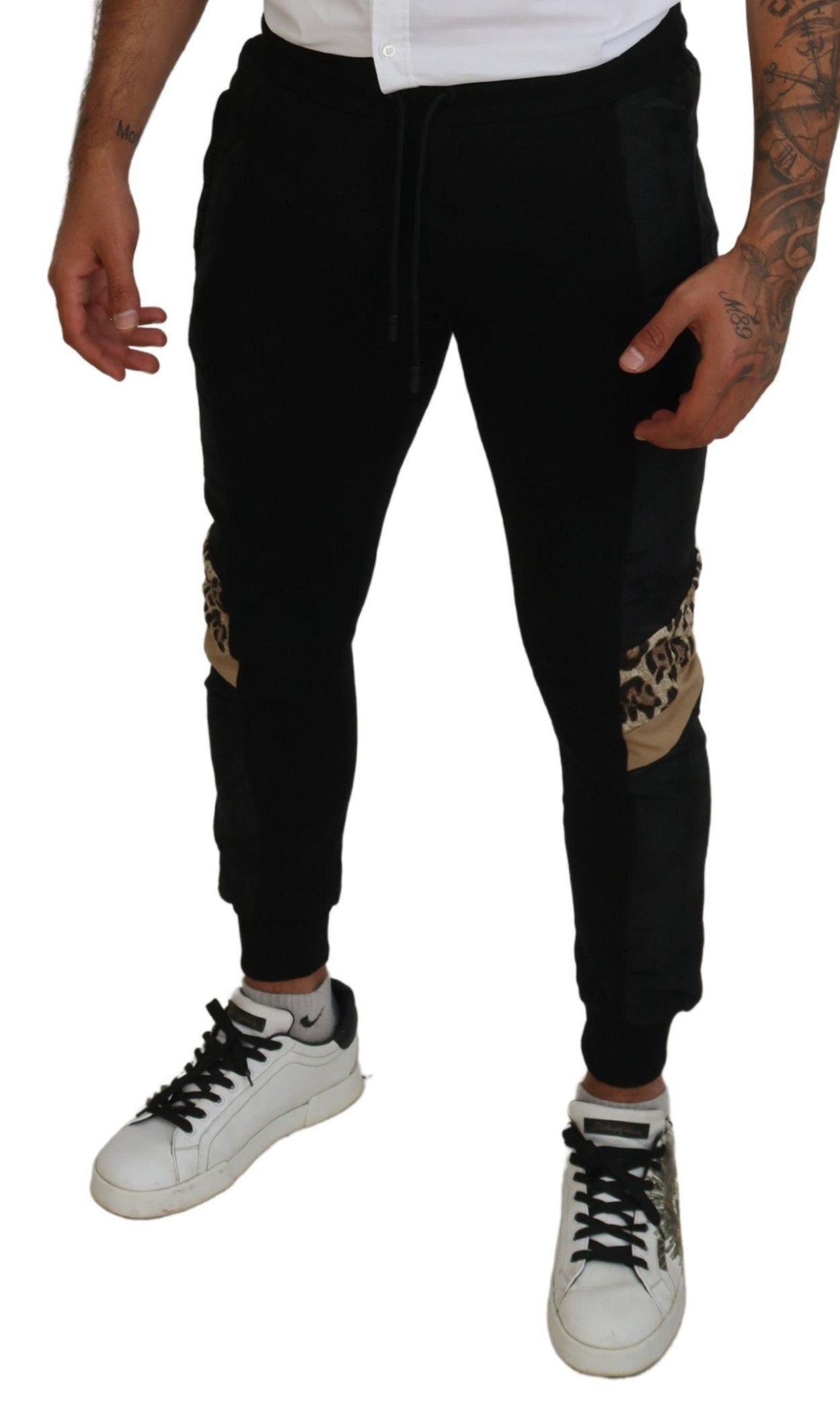 Dolce & Gabbana Elegant Black Jogger Pants for the Modern Man