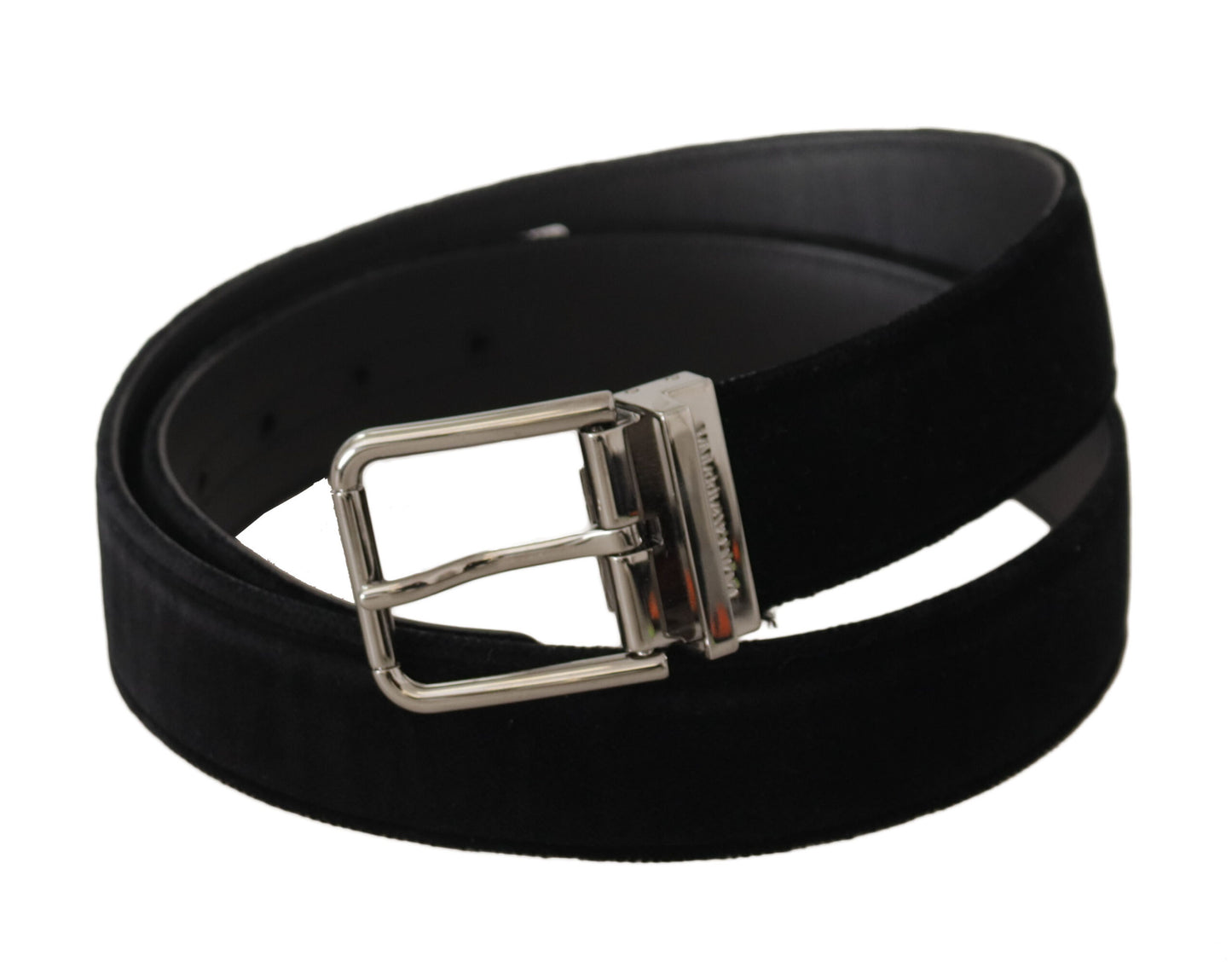 Dolce & Gabbana Sophisticated Velvet Leather Belt Dolce & Gabbana