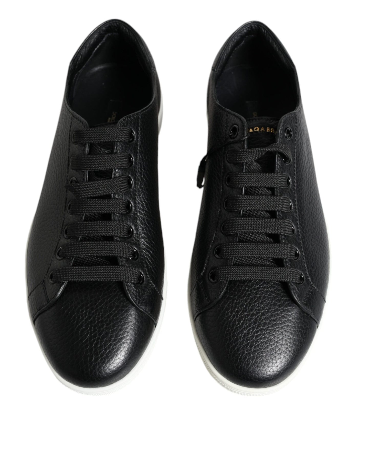 Dolce & Gabbana Black Low Top Men Saint Tropez Sneakers Shoes