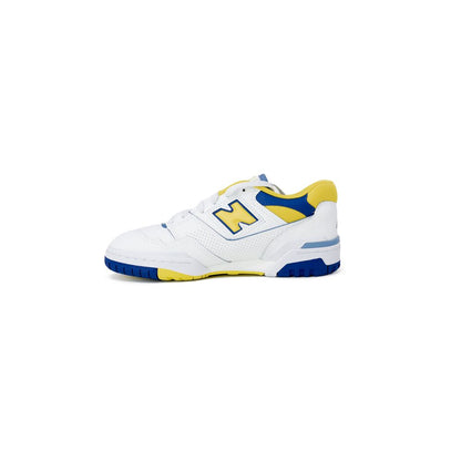 New Balance Yellow Synthetic Leather Sneaker