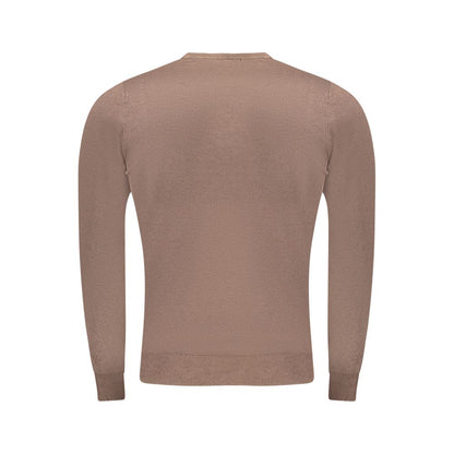 Cavalli Class Brown Polyester Sweater