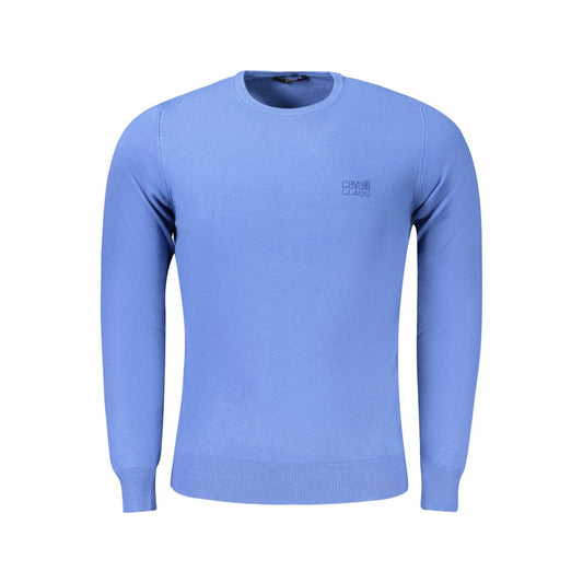 Cavalli Class Blue Polyester Sweater