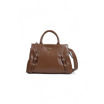 Guess Brown Polyethylene Handbag