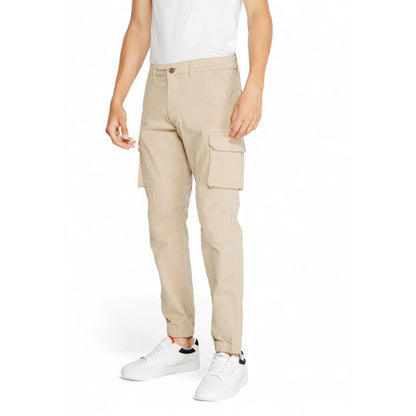 Gas Beige Cotton Jeans & Pant