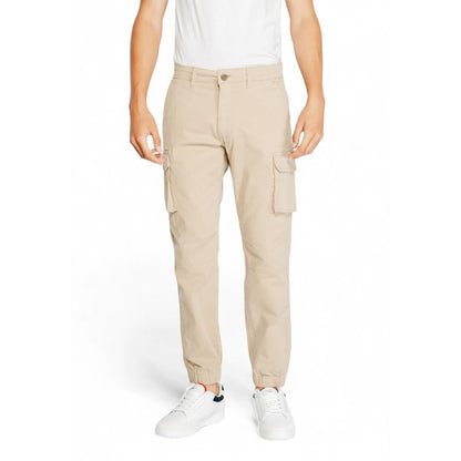 Gas Beige Cotton Jeans & Pant