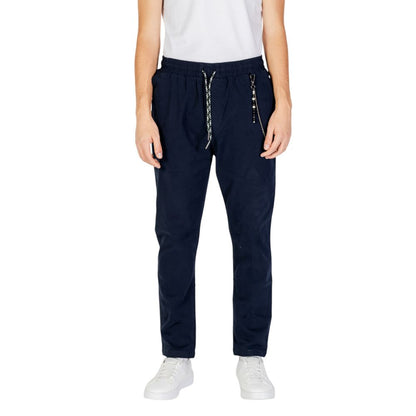 Gianni Lupo Blue Cotton Jeans & Pant