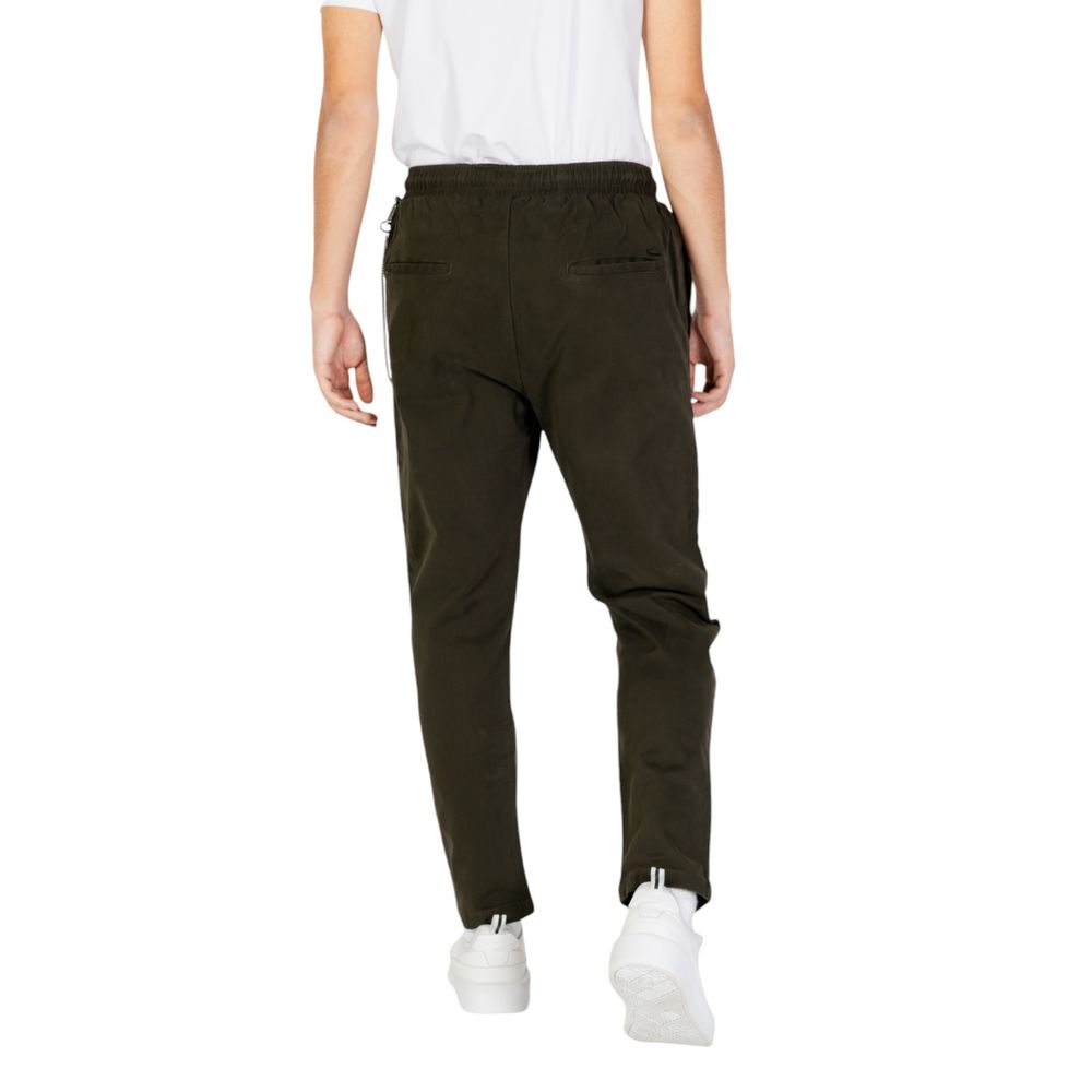 Gianni Lupo Green Cotton Jeans & Pant