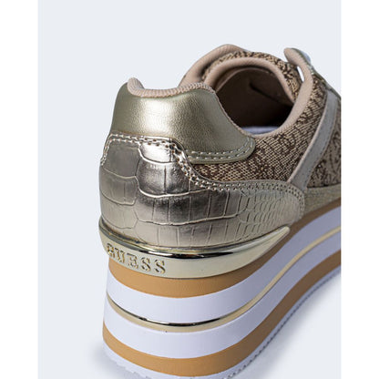 Guess Beige Polyester Sneaker