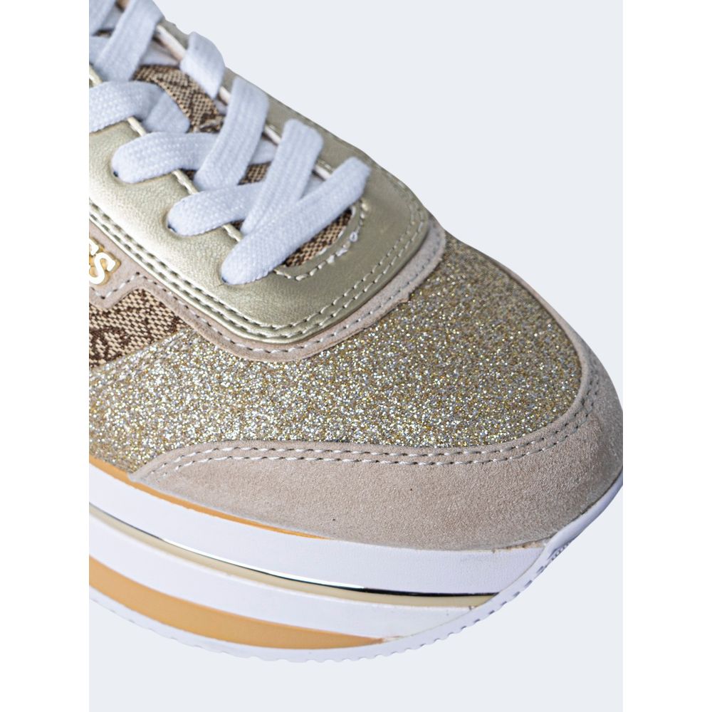 Guess Beige Polyester Sneaker