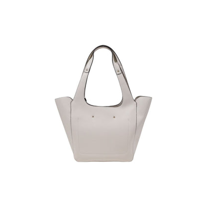 Guess Cream Polyethylene Handbag