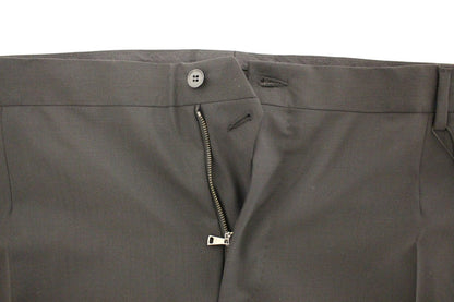 Dolce & Gabbana Elegant Pleated Black Wool Trousers