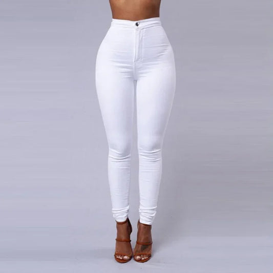 High Waist Render Jeans