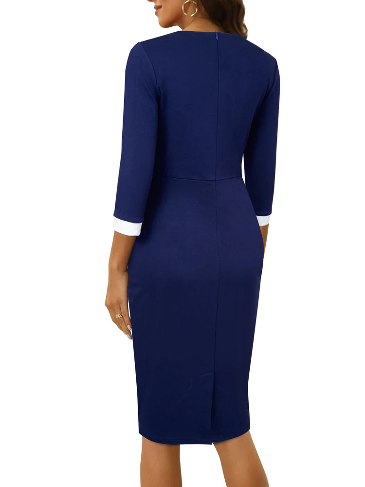 Office Elegant Sheath Dress