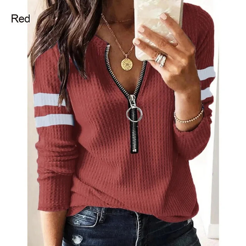 Casual Loose Knit T-Shirt