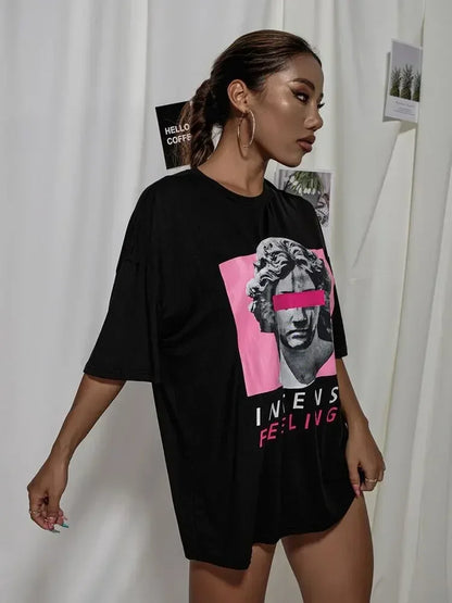 Oversized Intense Feelings Drop Shoulder T-Shirt